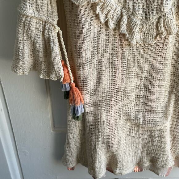 Zara Mesh Dress with Pom Poms - Picture 4 of 8